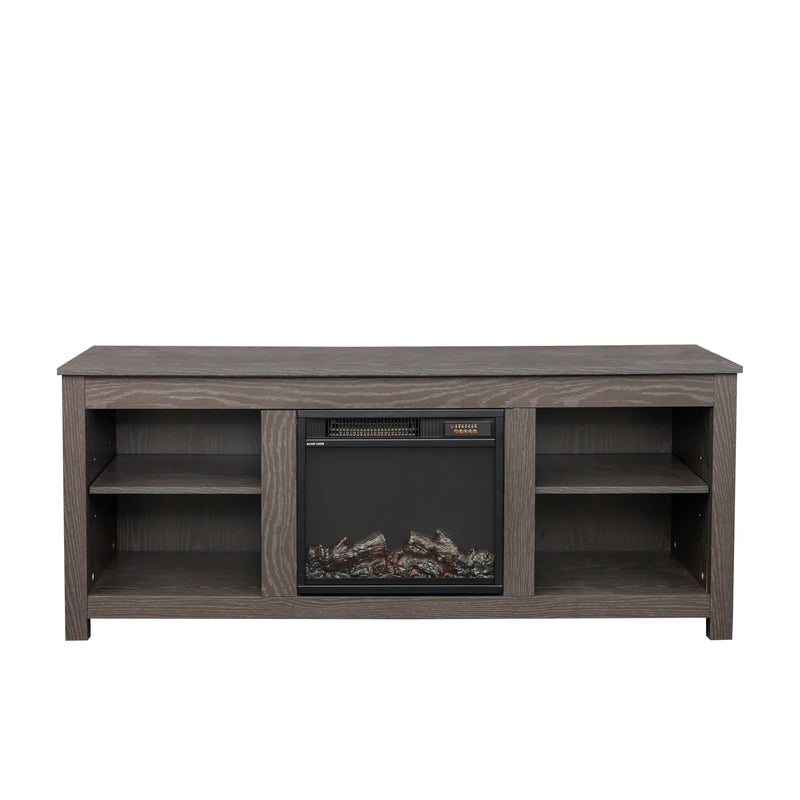 Brenna 64" TV Stand with Fireplace