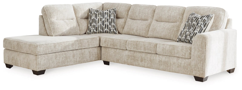 Lonoke 2pc Sectional with Chaise in Parchment