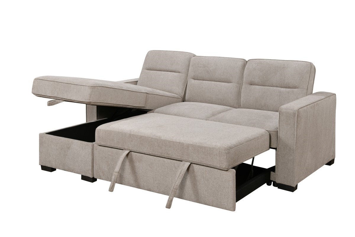 Marcus Sleeper Sectional in Taupe