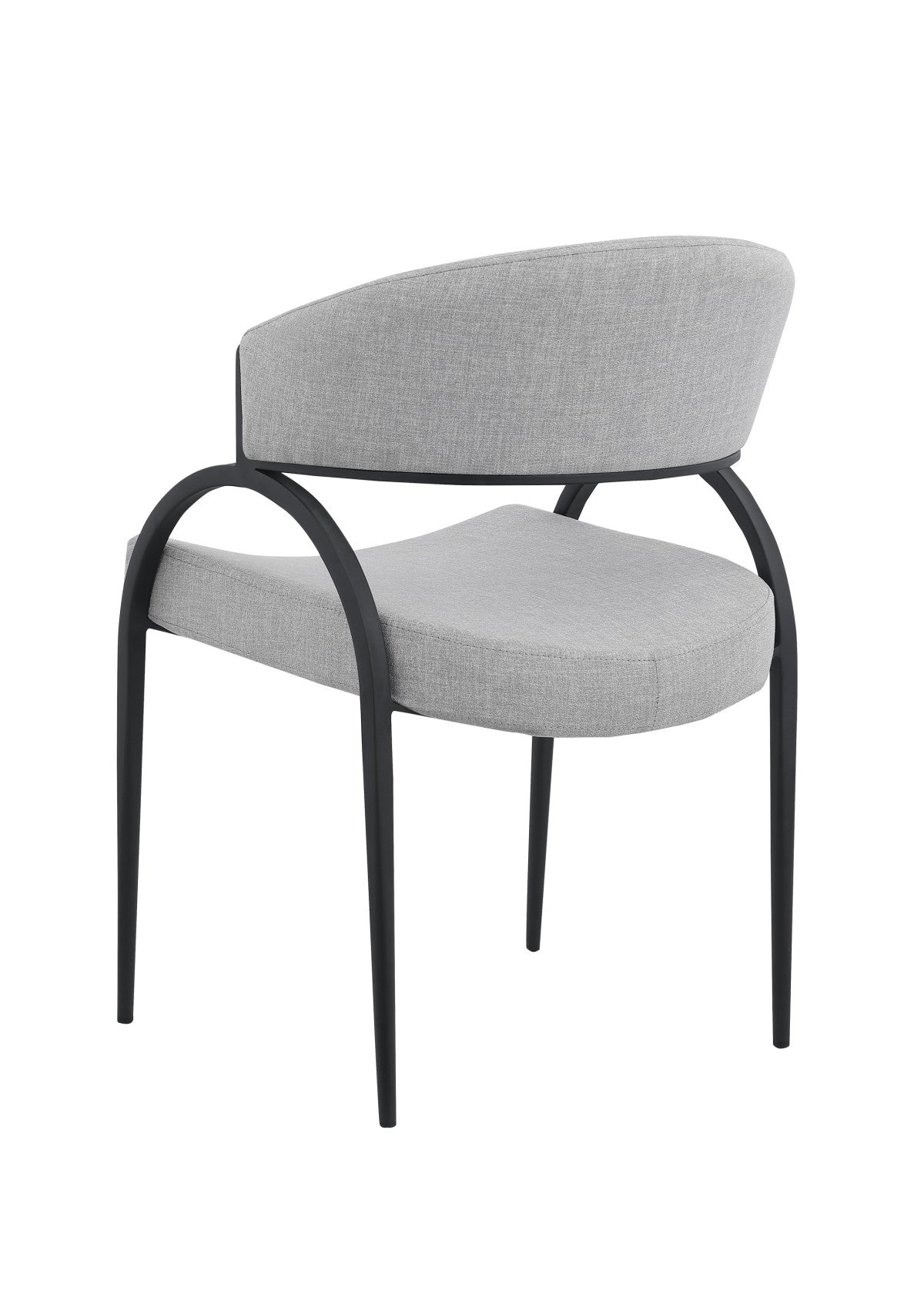 Alessia Dining Chair in Grey, Set of 2