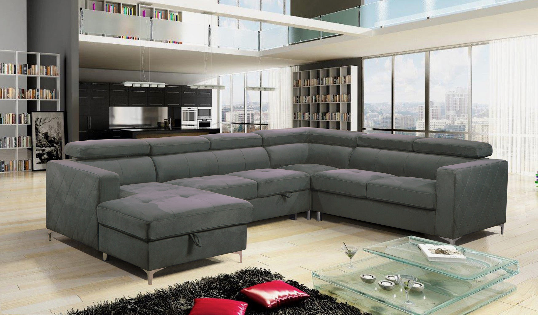 Caprico Sleeper Sectional