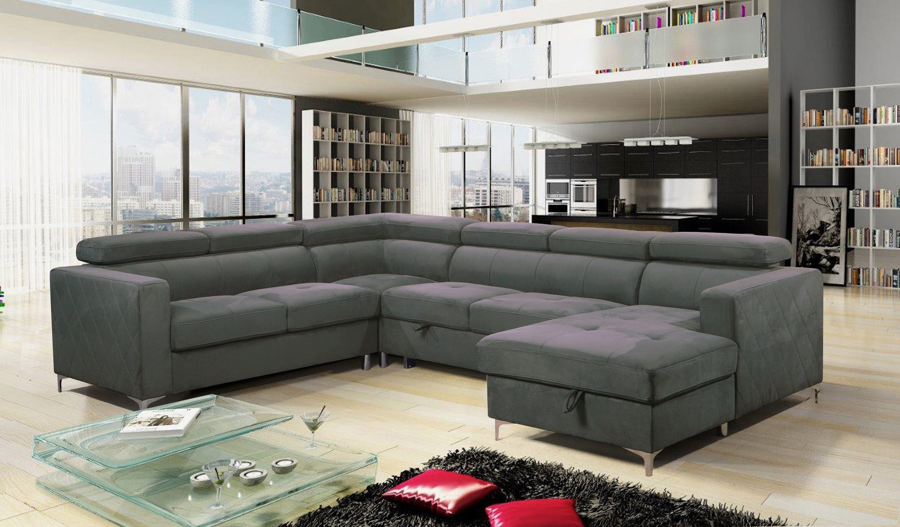 Caprico Sleeper Sectional