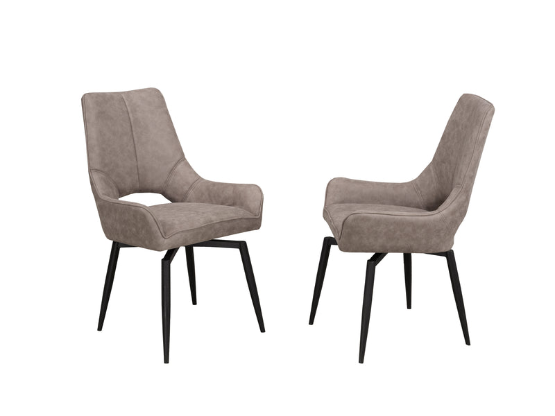 Electra Swivel Dining Chairs, Set of 2