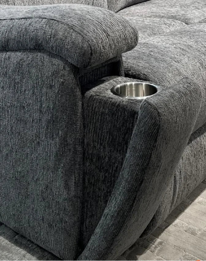 York Manual Recliner Sectional Sofa