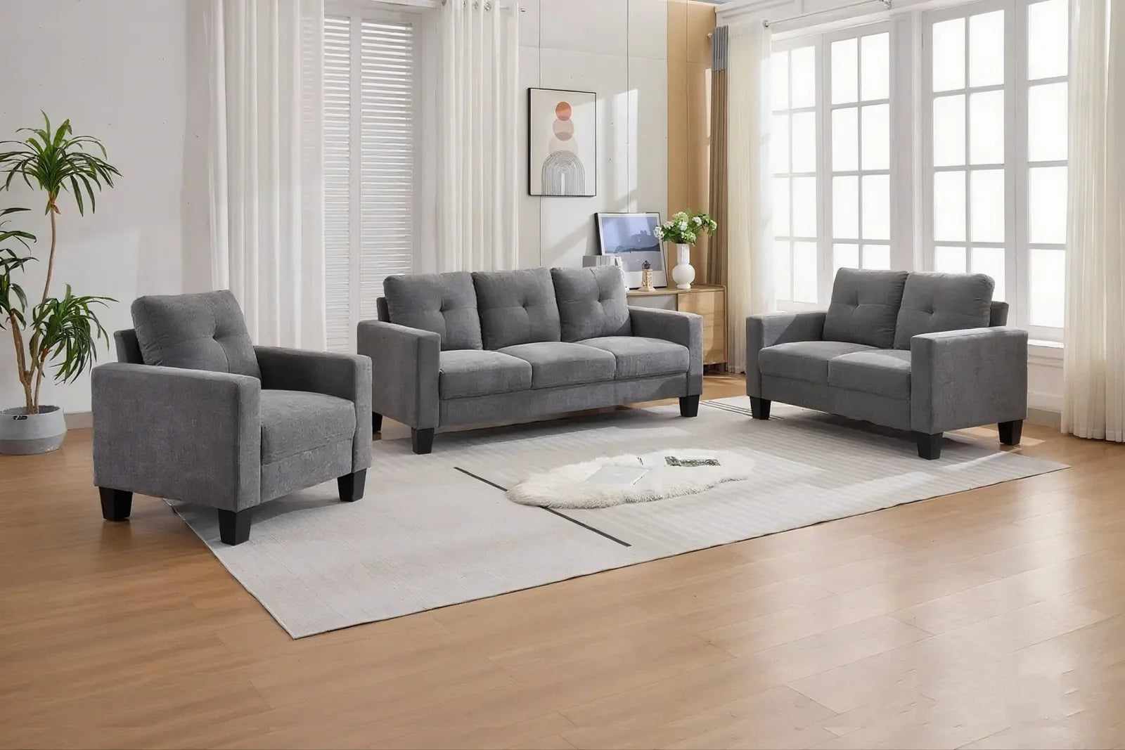 Monty 3pc Sofa Set