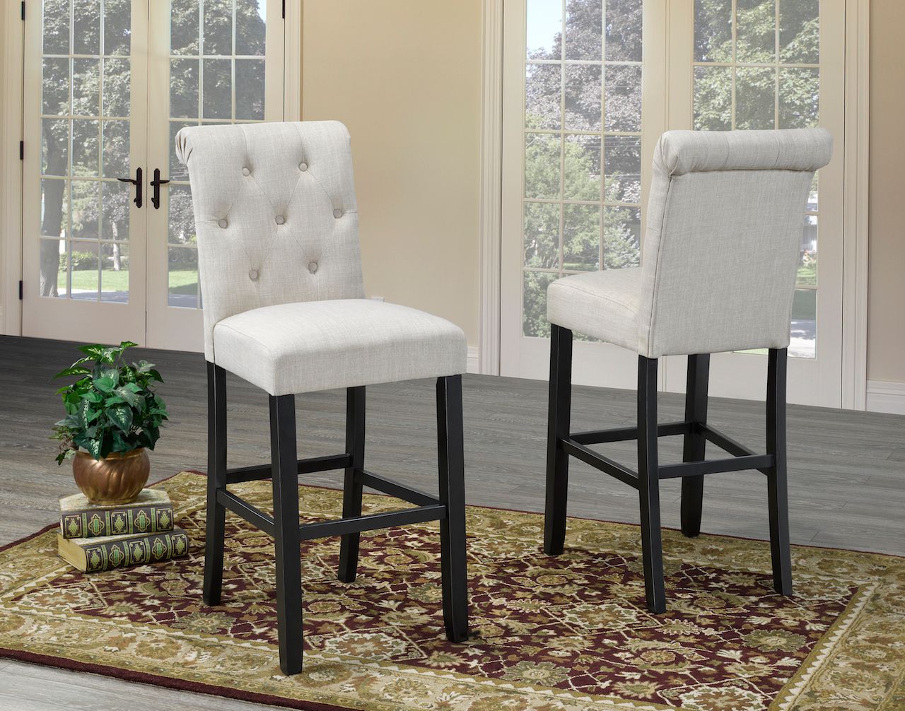 Tinga 29"H Barstools, Set of 2