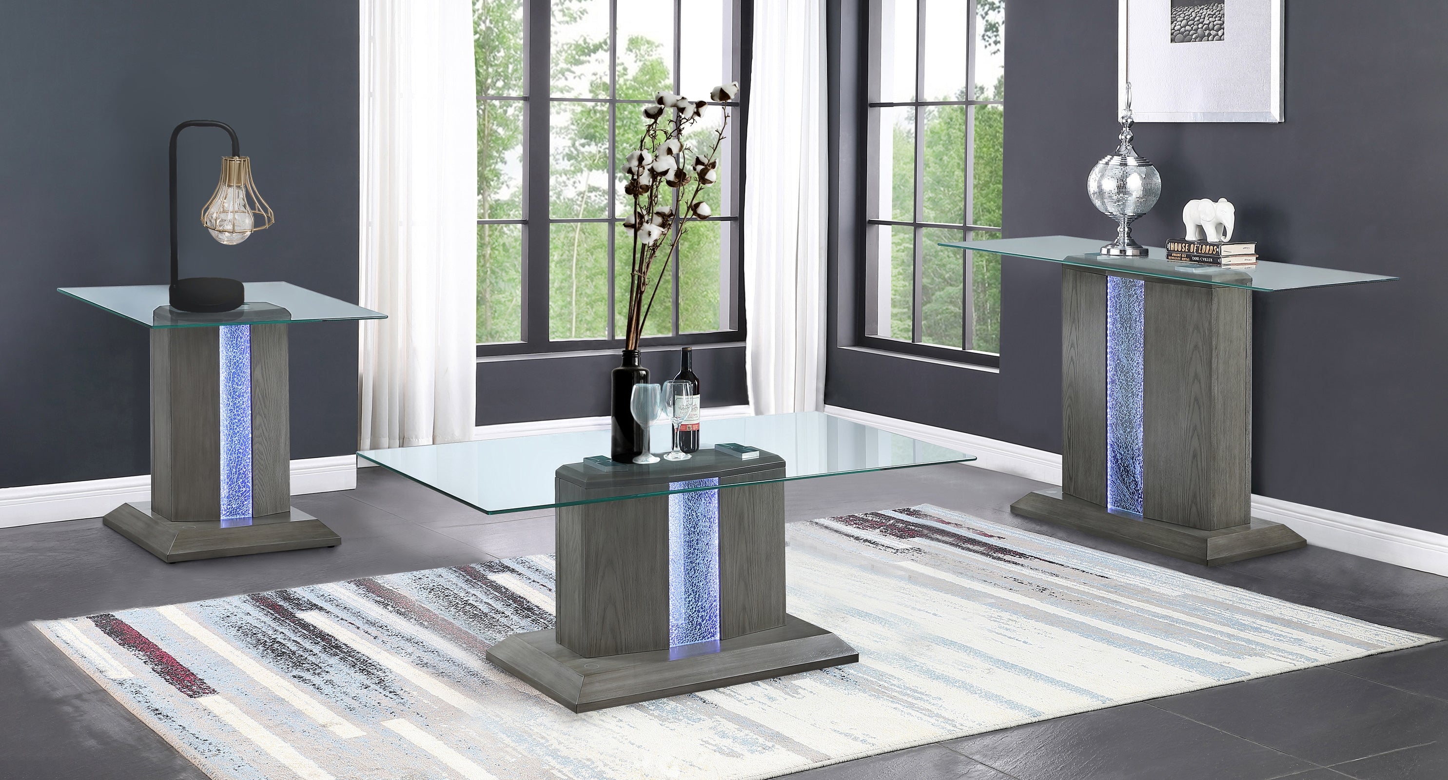 Spectra LED Occasional Table Set