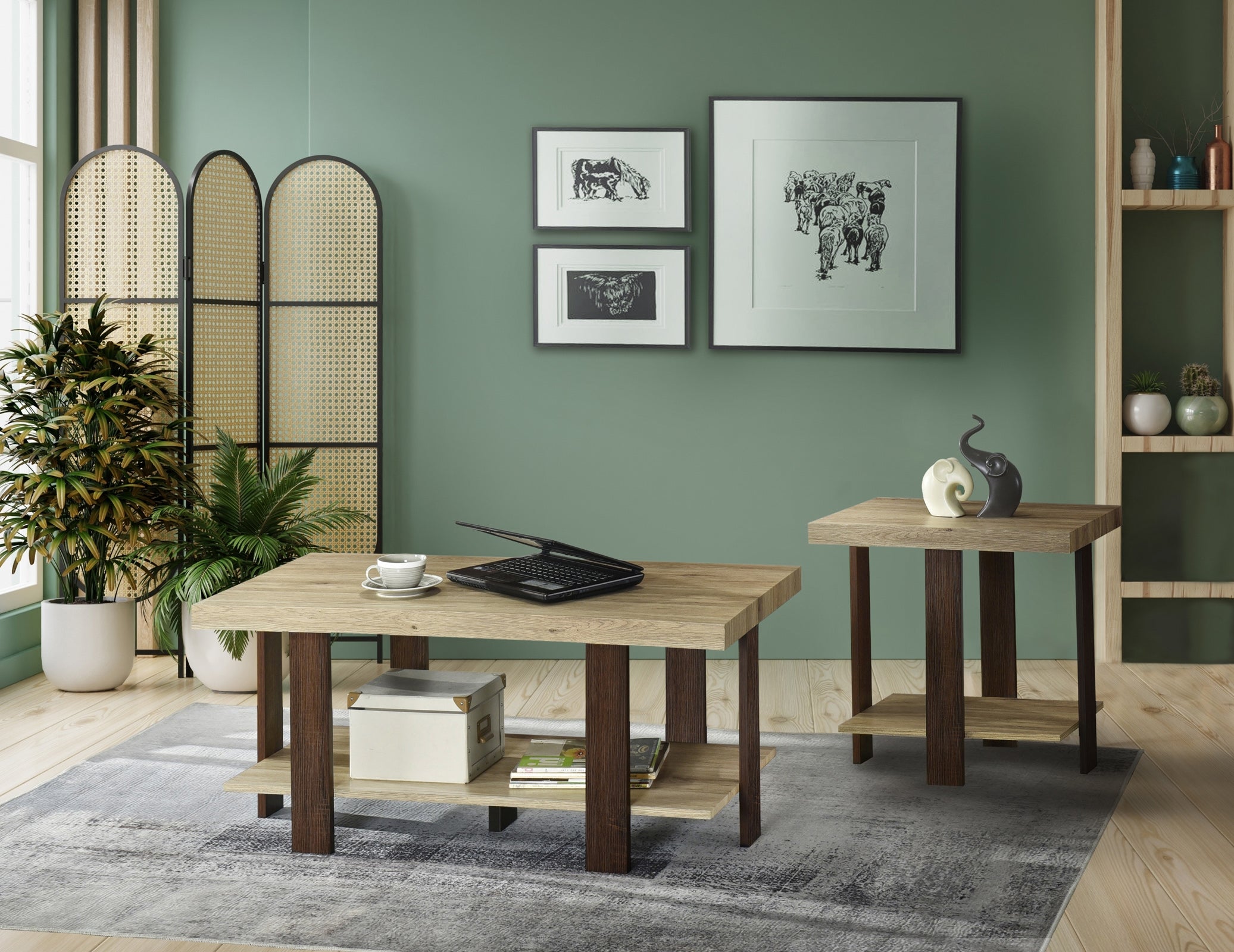 Rosedale 3pc Coffee Table Set