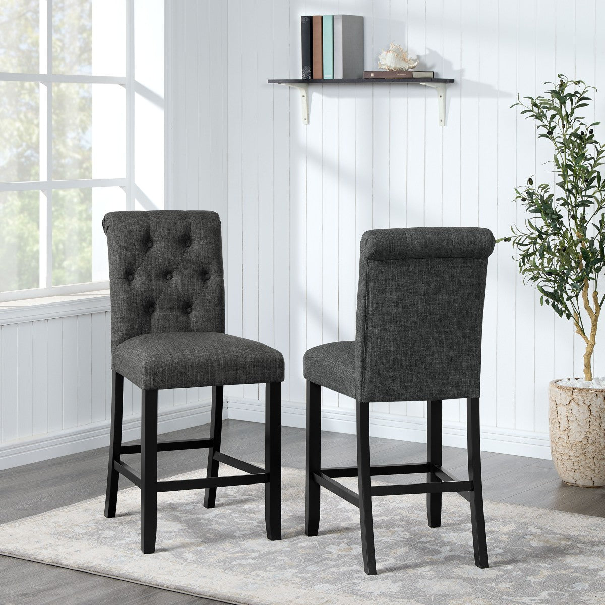 Stella 24" Counter Stools, Set of 2