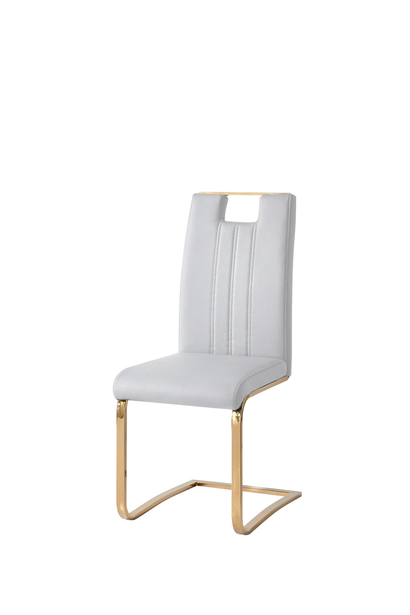 Althea Dining Chairs in White, Set of 2