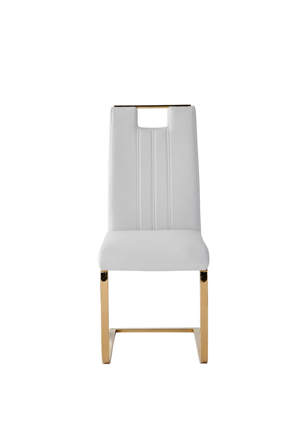 Althea Dining Chairs in White, Set of 2