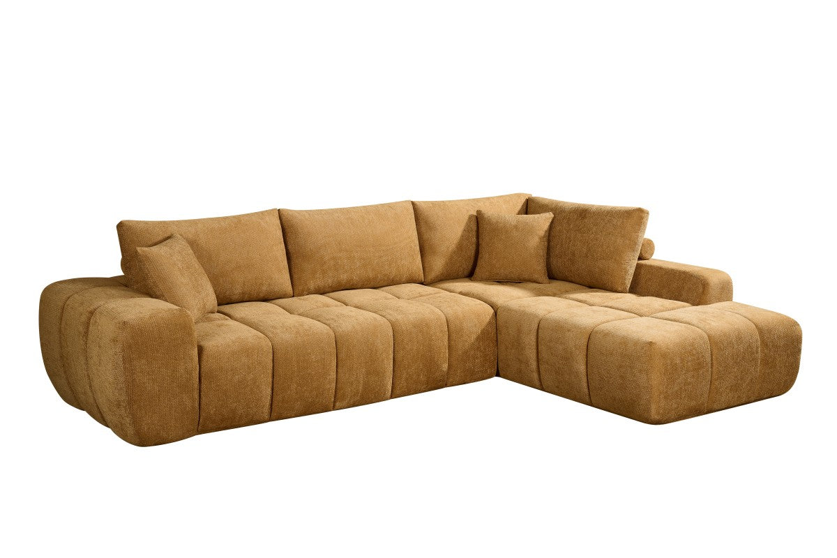 Zara Sectional in Mustard