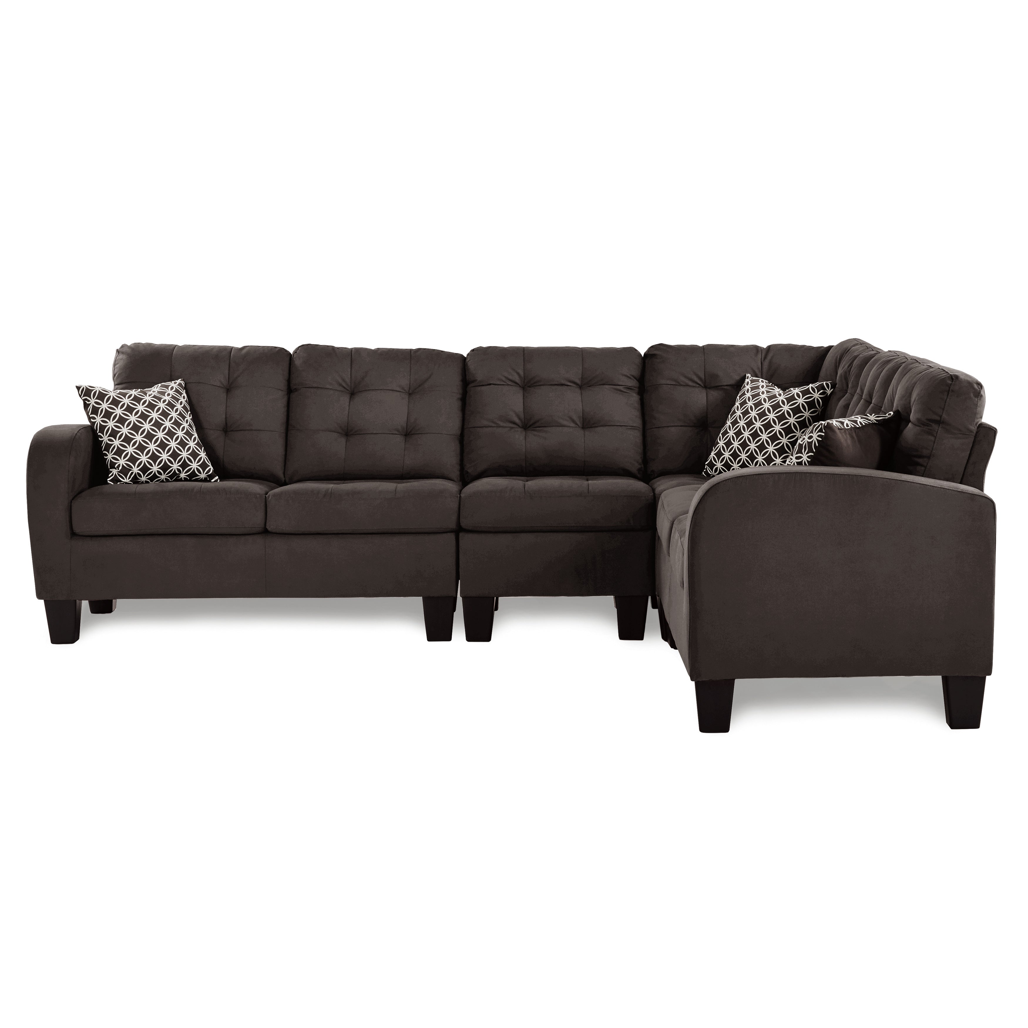 Sinclair Reversible Sectional in Chocolate