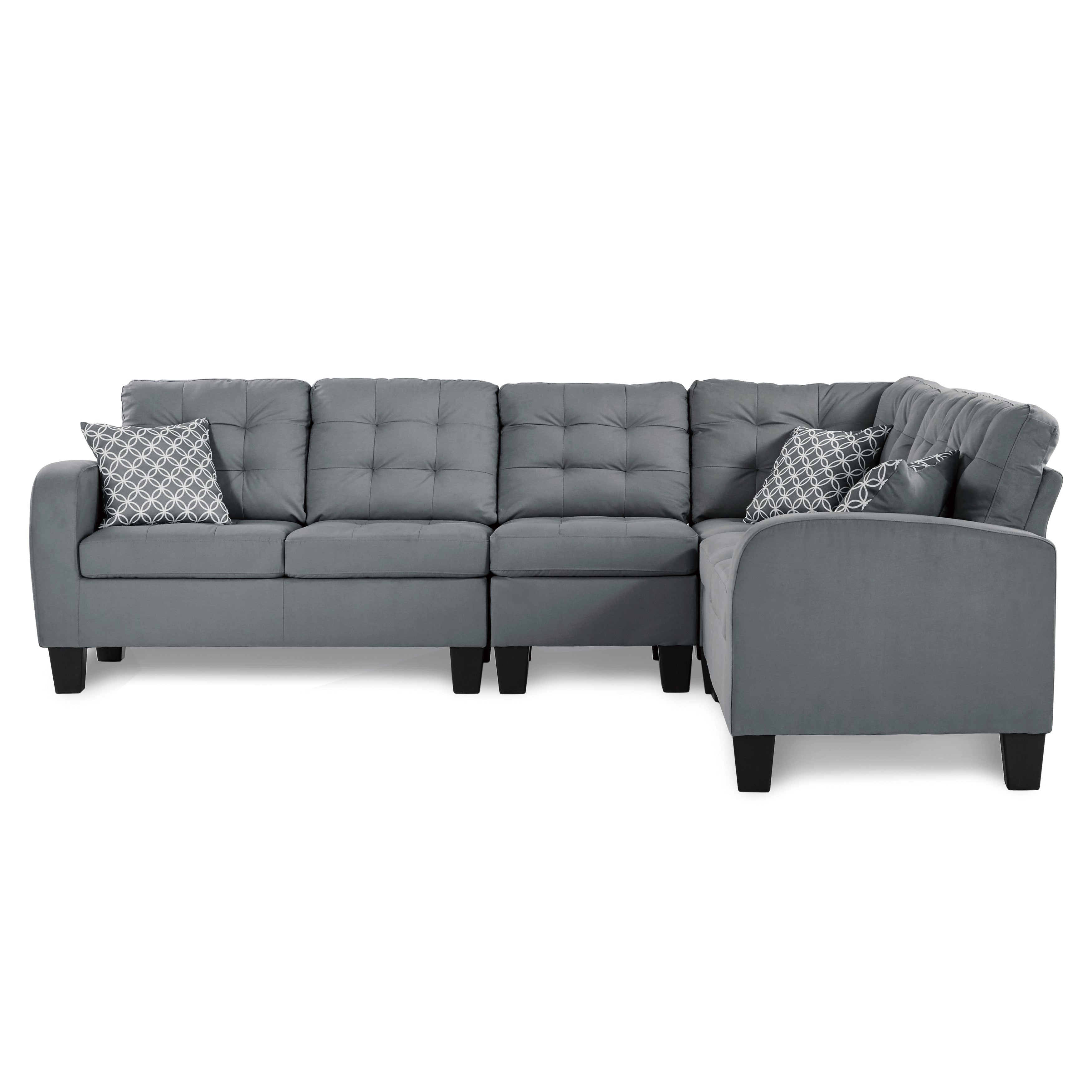Sinclair Reversible Sectional in Gray