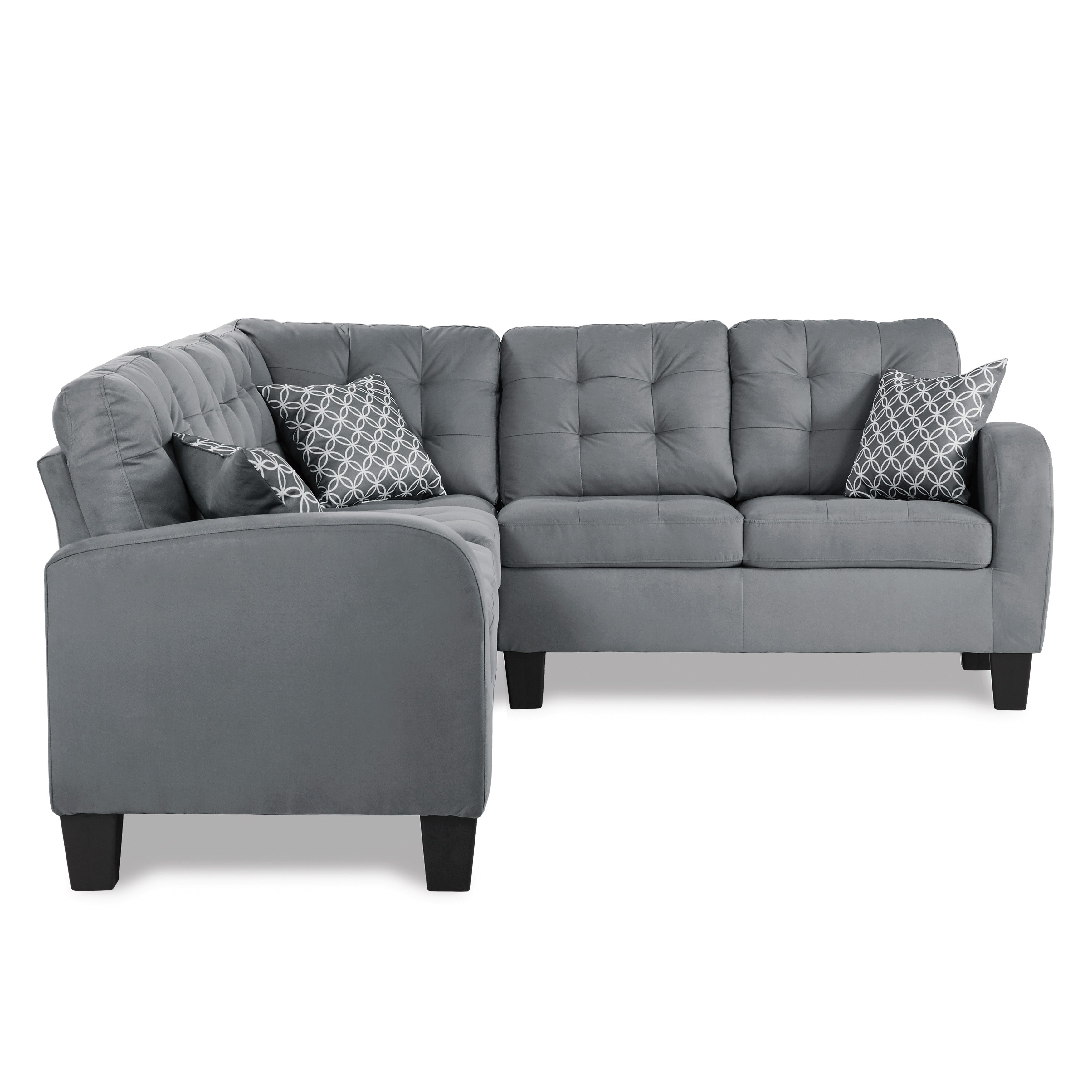 Sinclair Reversible Sectional in Gray