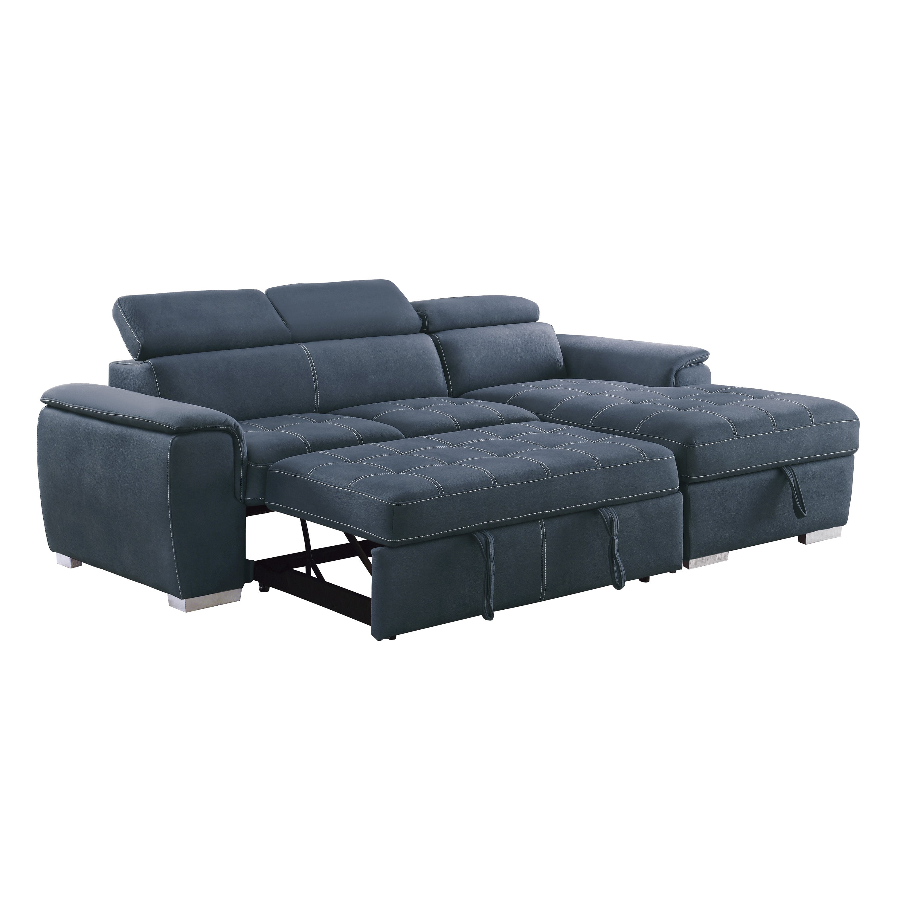 Ferriday Sleeper Sectional in Blue