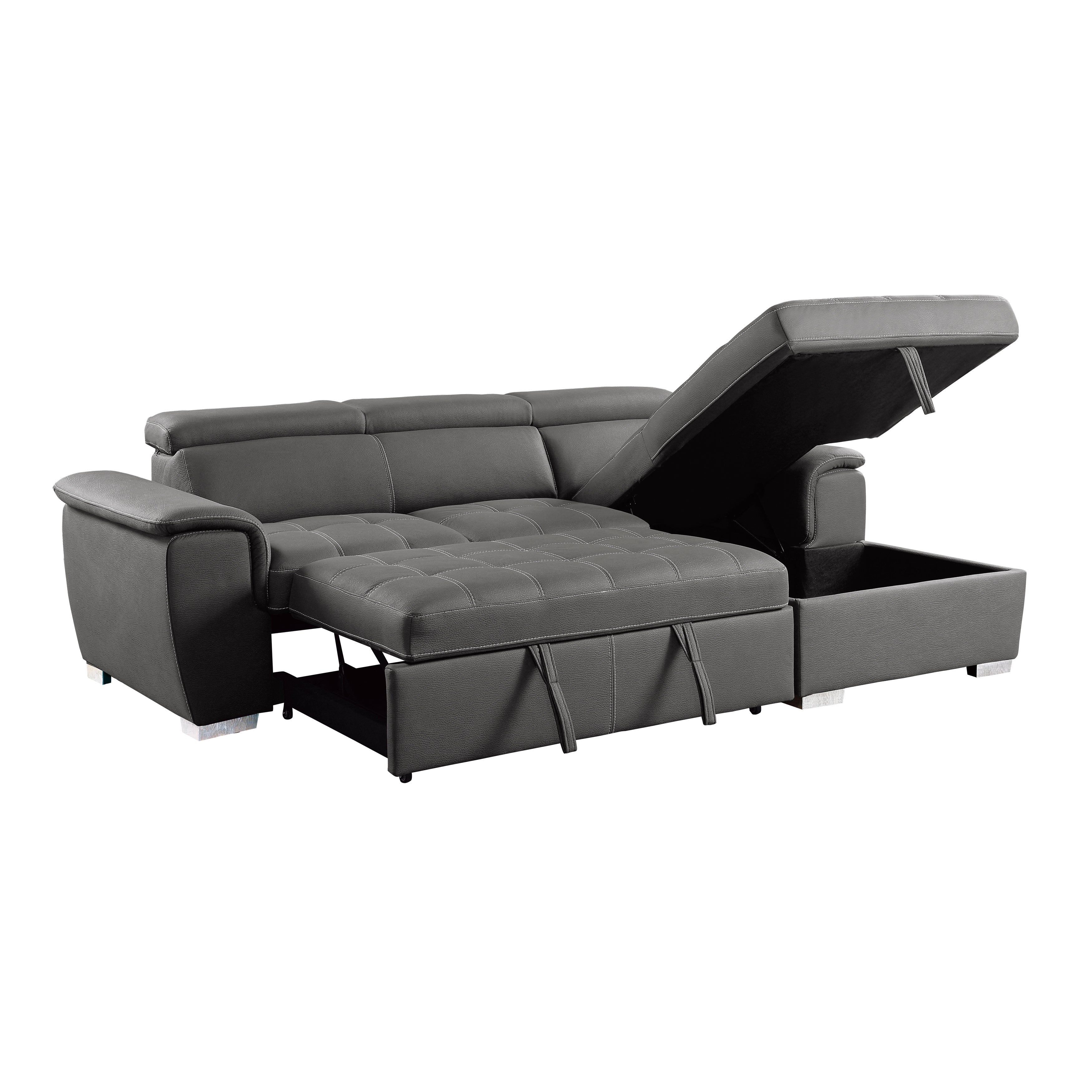Ferriday Sleeper Sectional in Gray