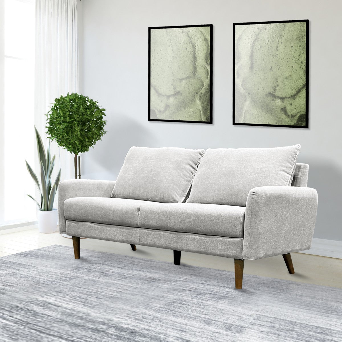Ellison Sofa in Light Grey