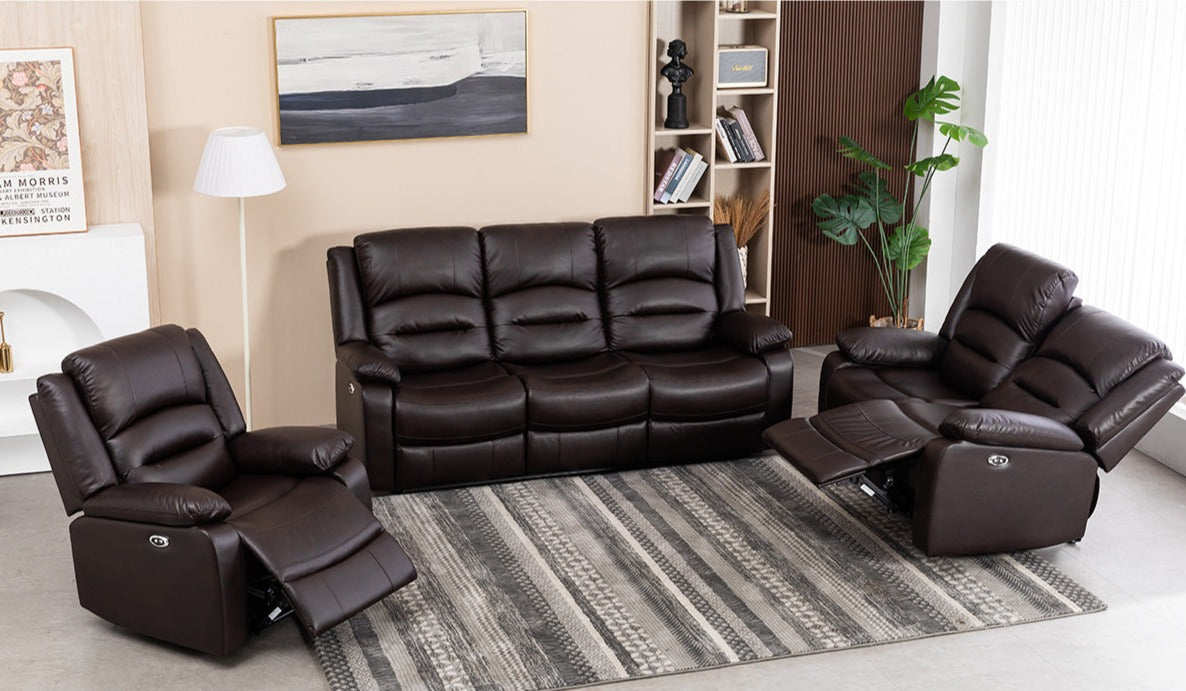 Martini 3pc Power Recliner Sofa Set