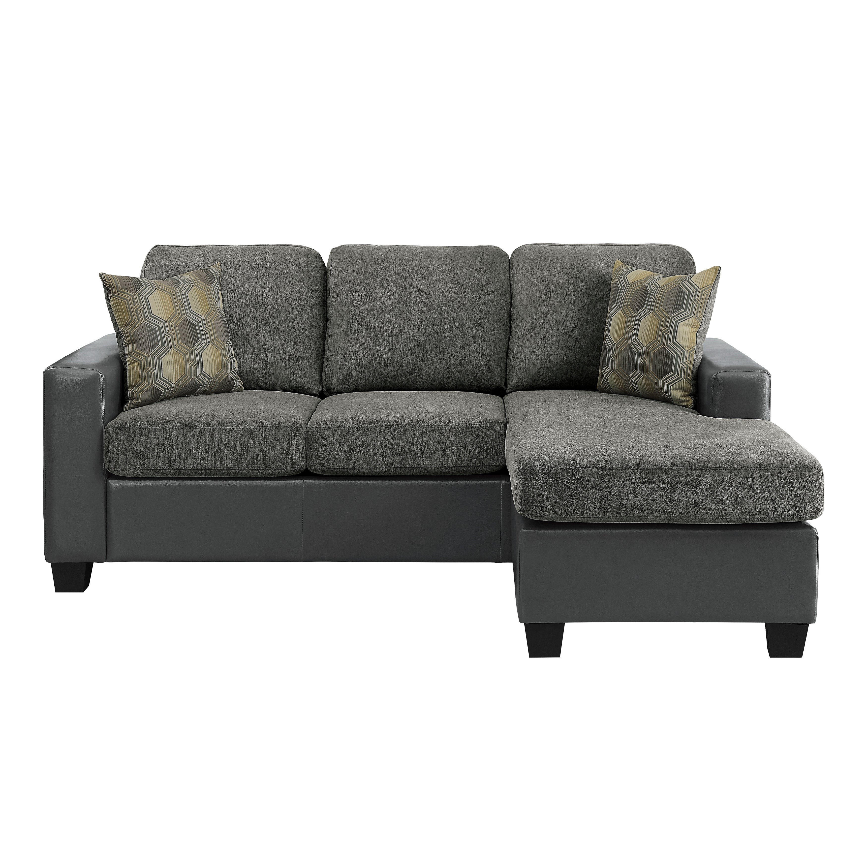 Slater Reversible Sofa Chaise in Grey