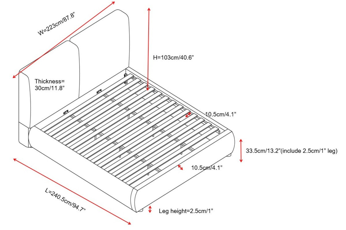 Kelly Platform Bed