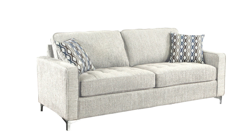Hudson 3pc Sofa Set in Platinum