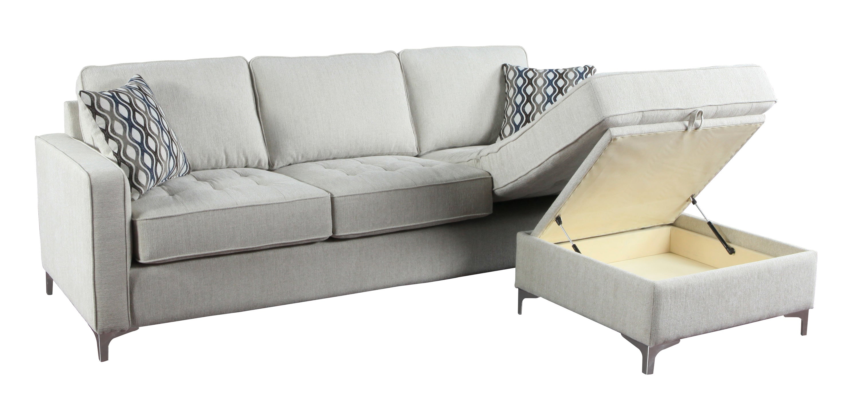 Hudson Reversible Storage Sectional