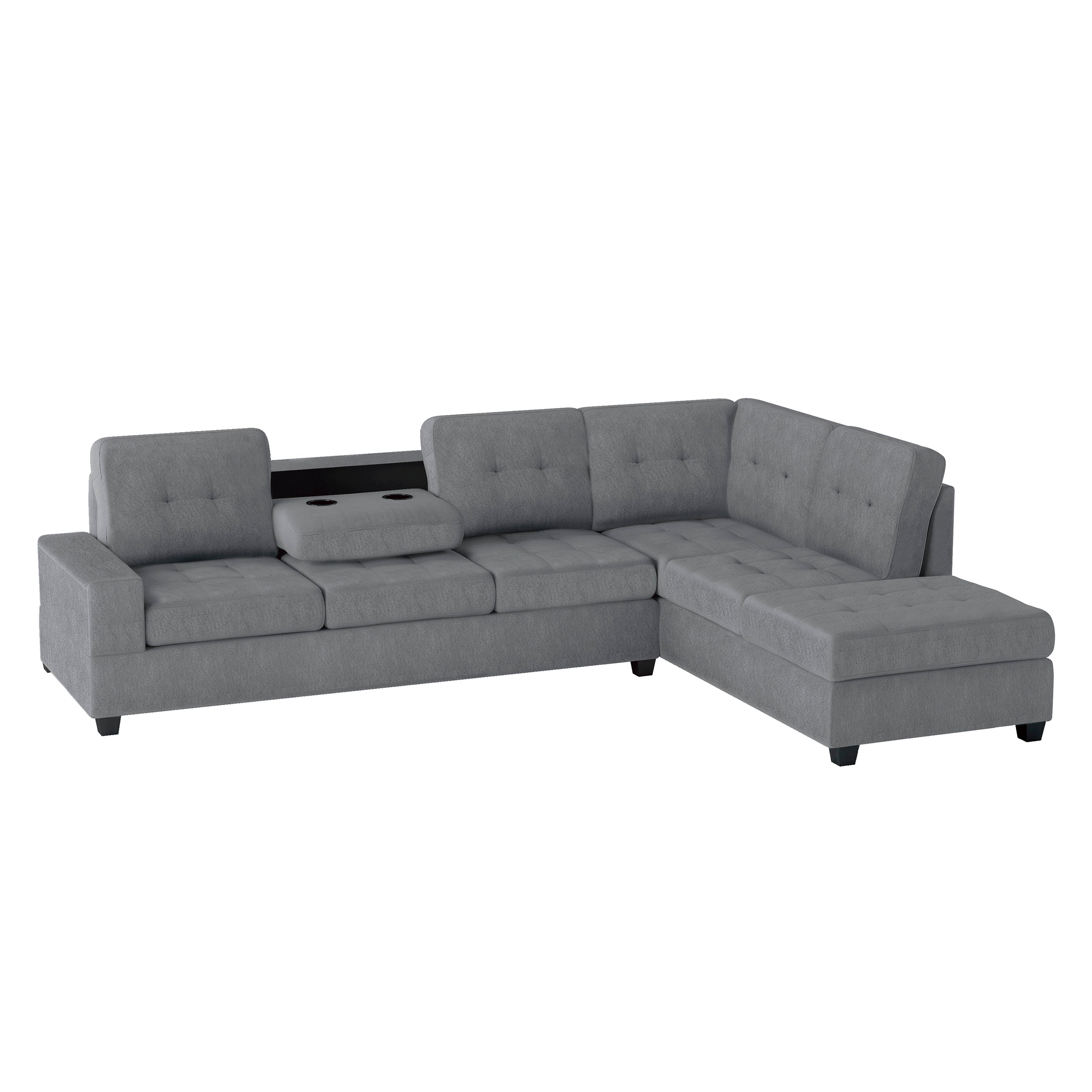 Maston Reversible Sectional with Storage Ottoman