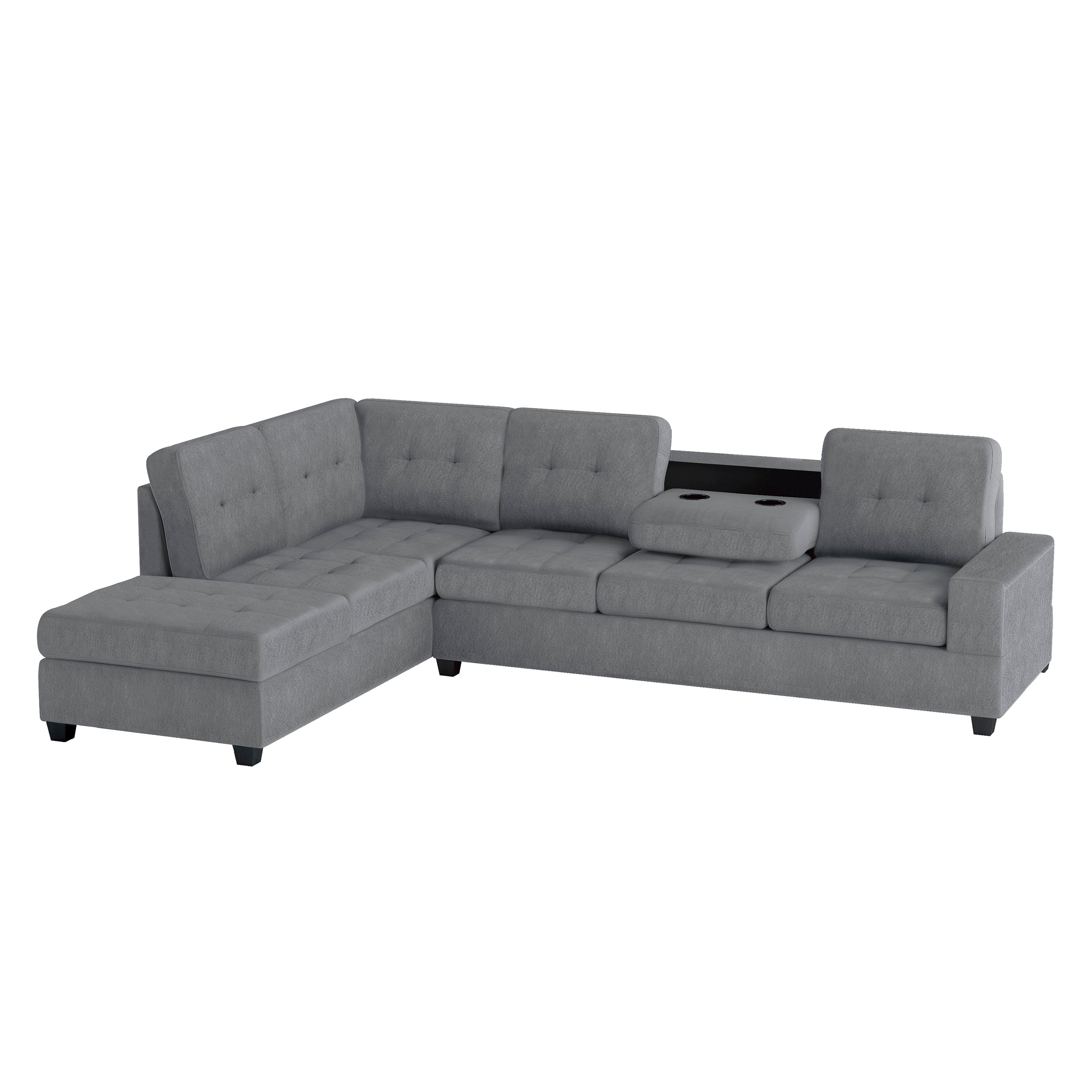Maston Reversible Sectional with Storage Ottoman