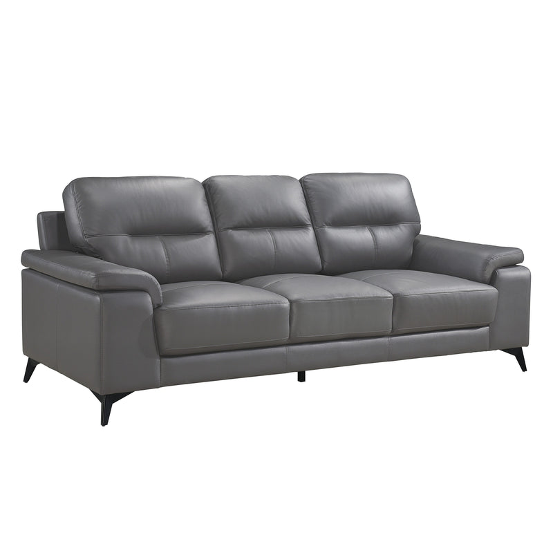 Mischa Genuine Leather/Match Sofa Set
