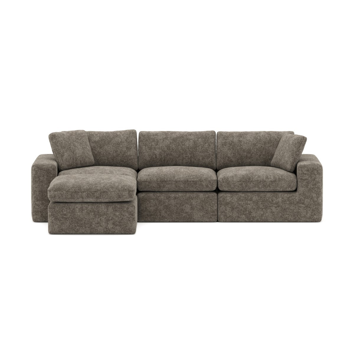 Compression Sectional with Ottoman