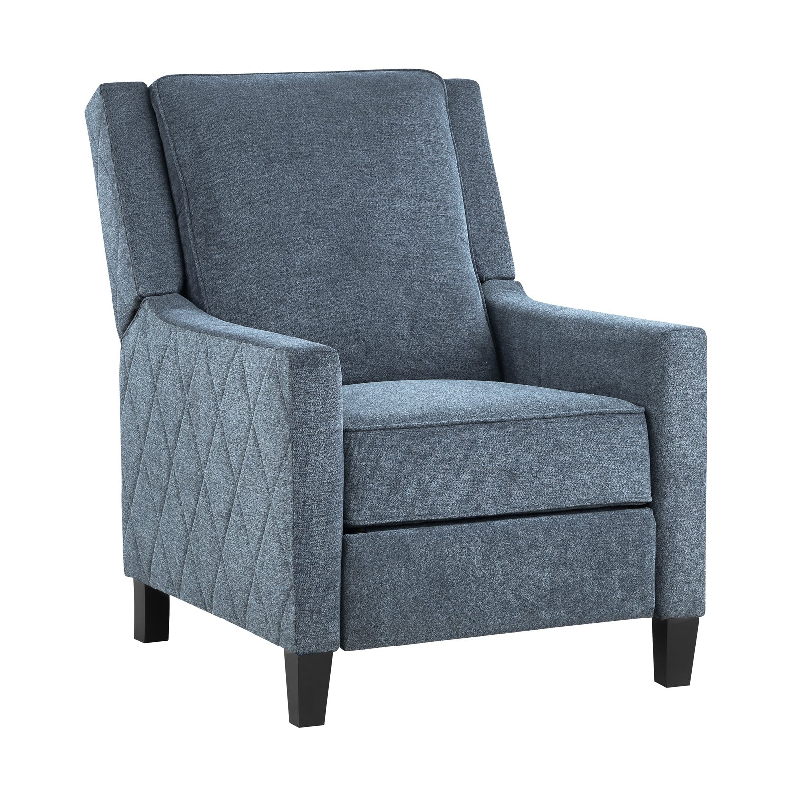 Banks II Push-Back Reclining Chair in Blue