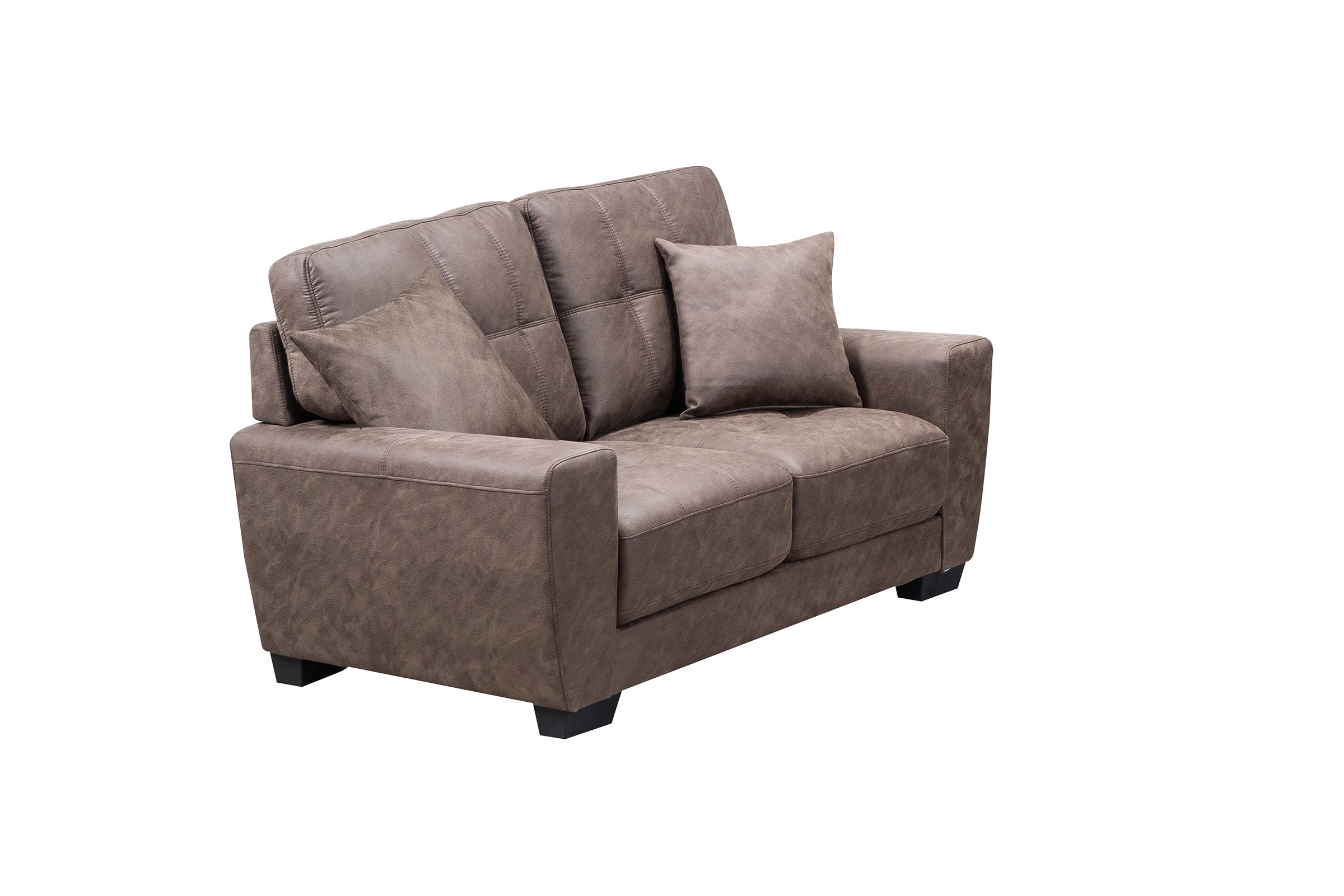 Misha 3pc Sofa Set in Brown