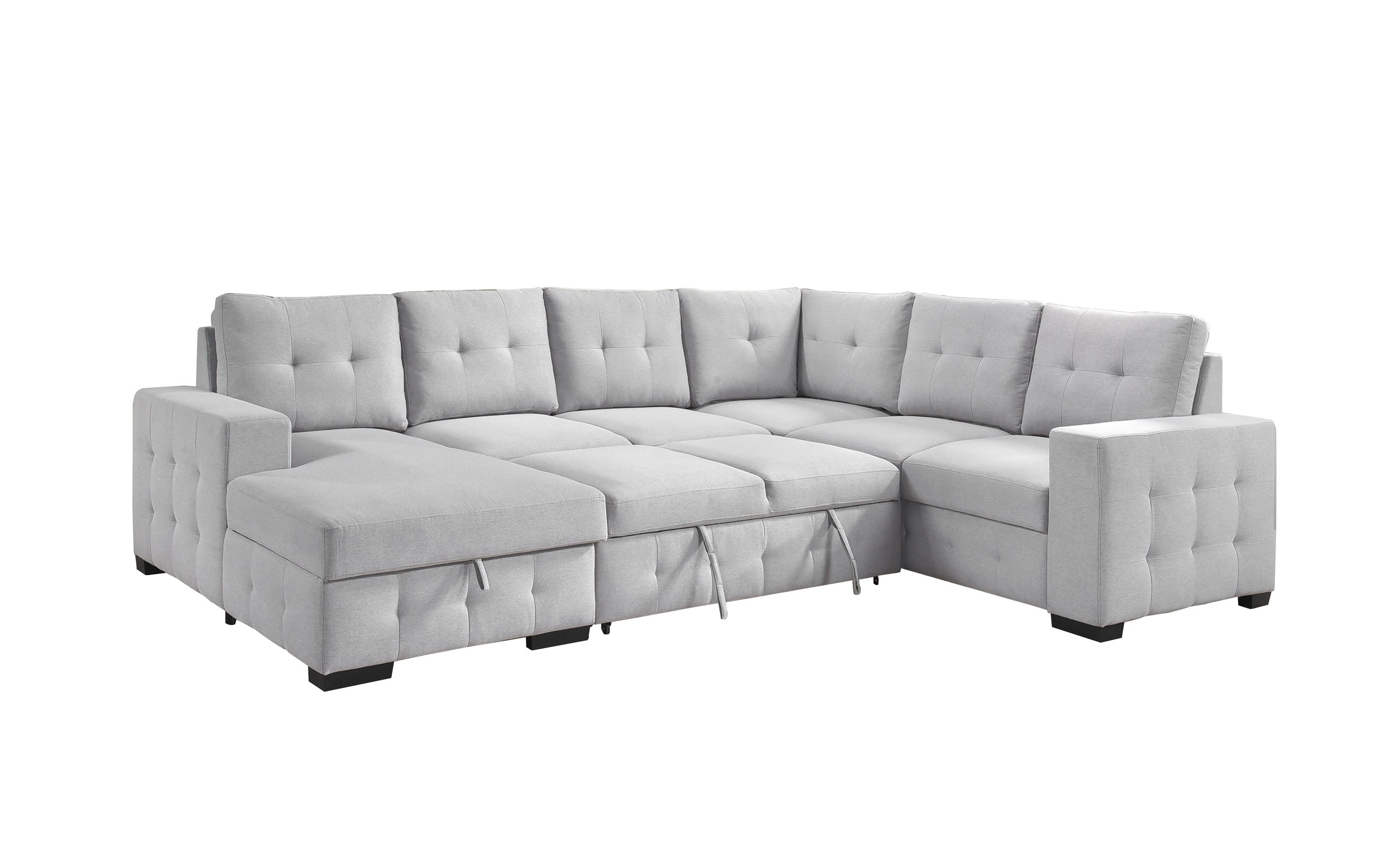 Geneva Sleeper Sectional with Storage