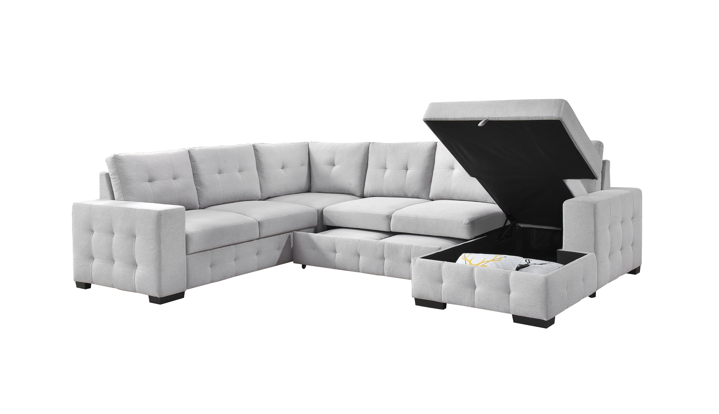 Geneva Sleeper Sectional with Storage