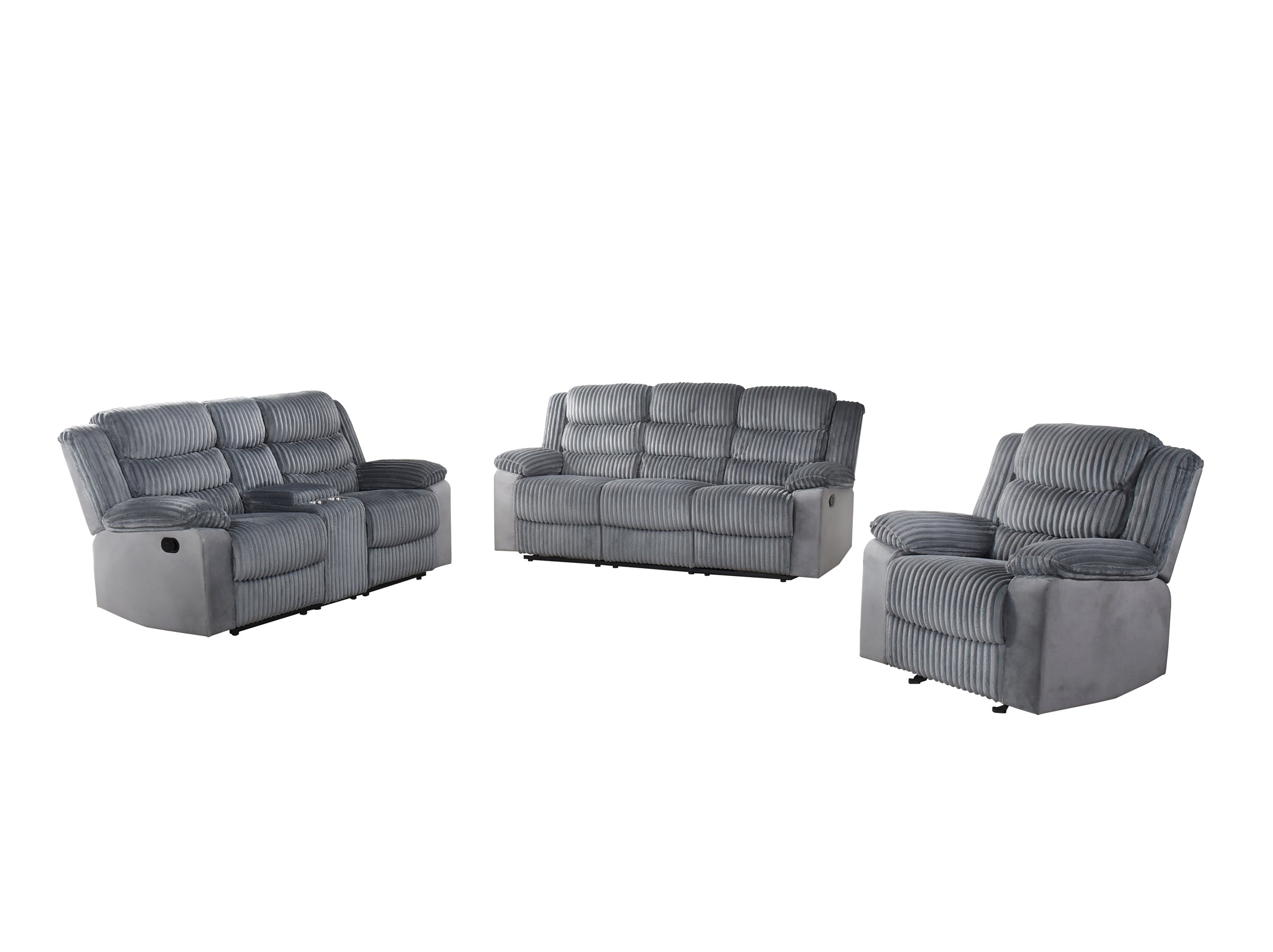Tyrone 3pc Manual Recliner Set