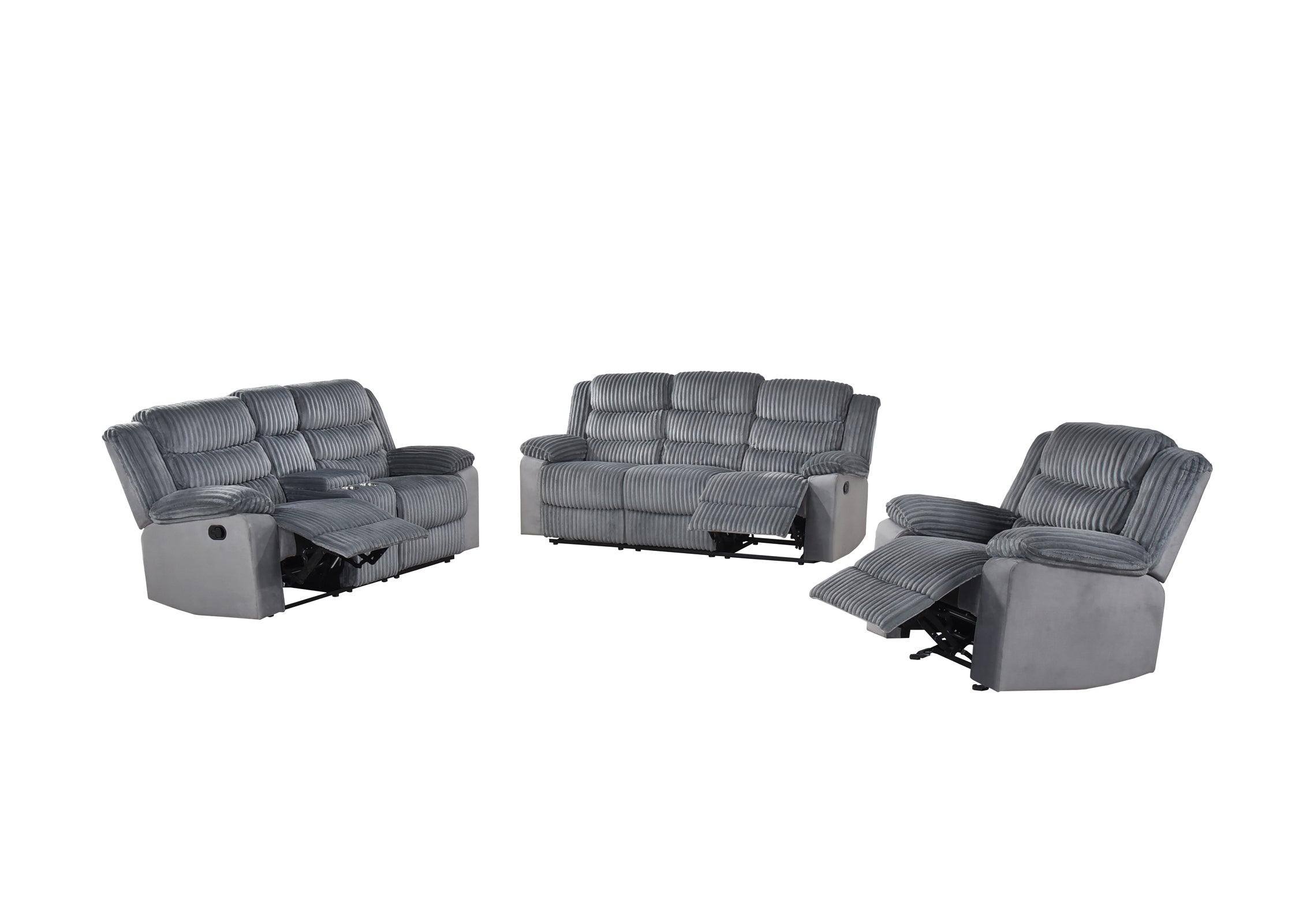 Tyrone 3pc Manual Recliner Set