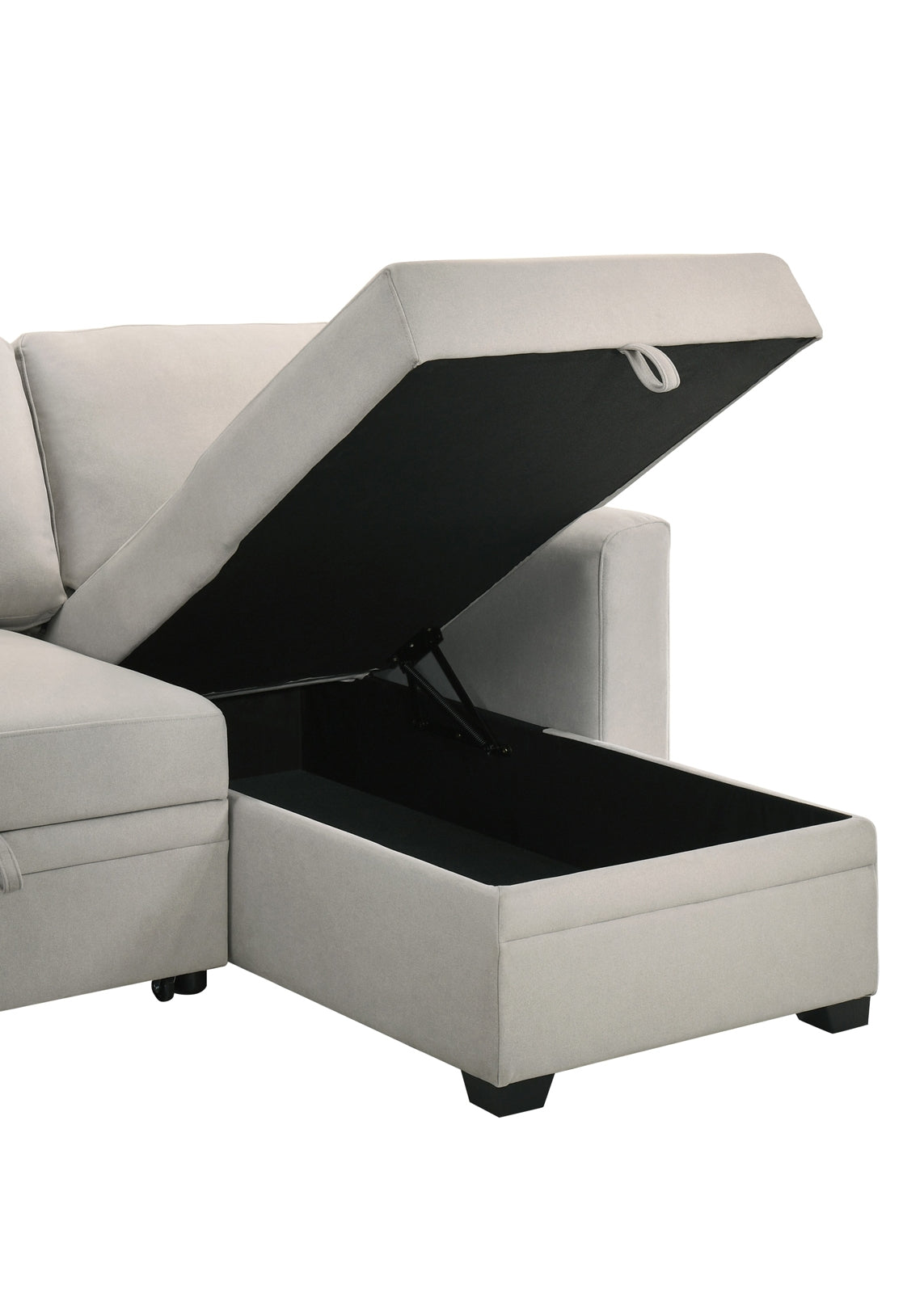 Ariadne Sleeper Sectional in Beige