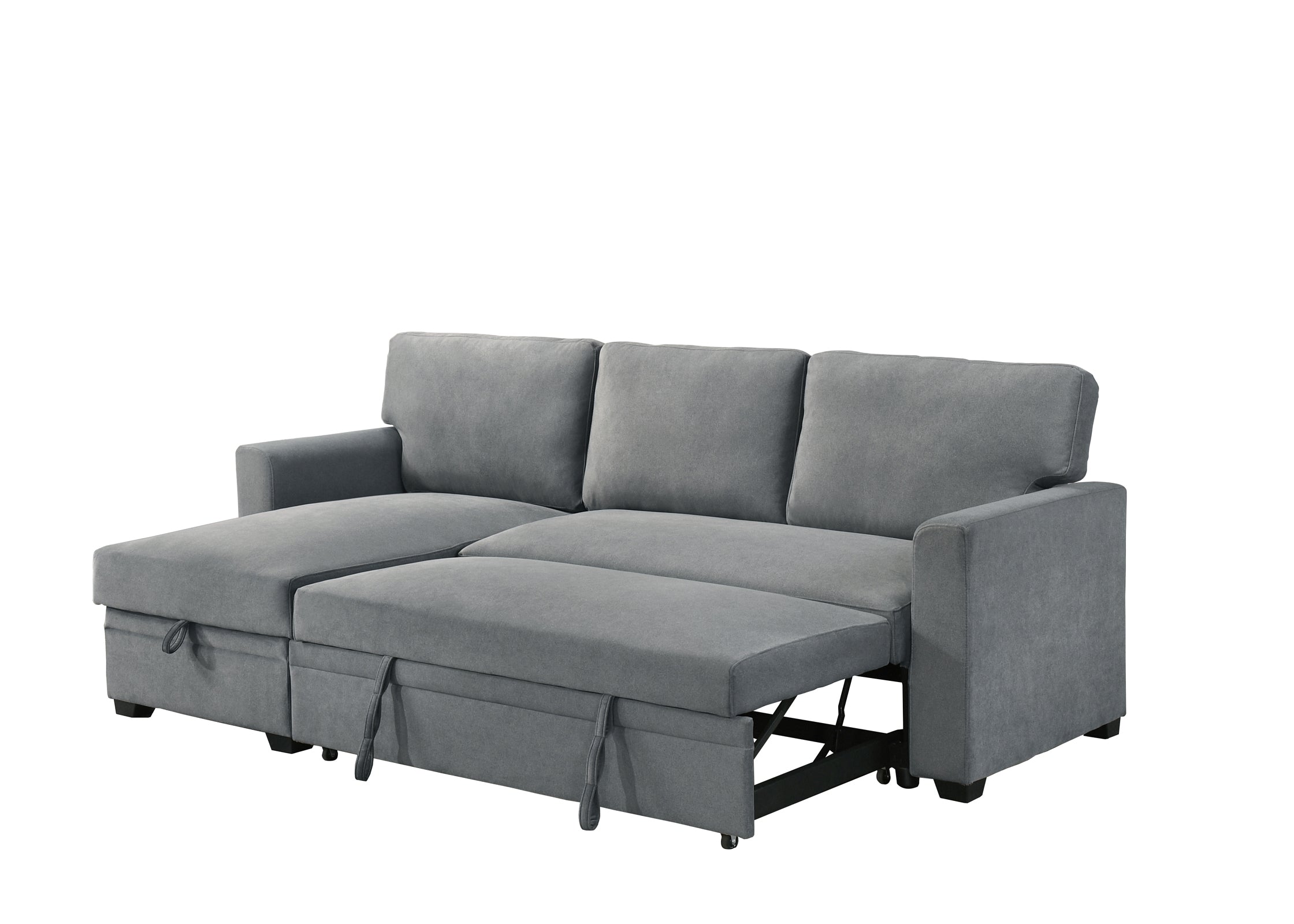 Ariadne Sleeper Sectional in Grey