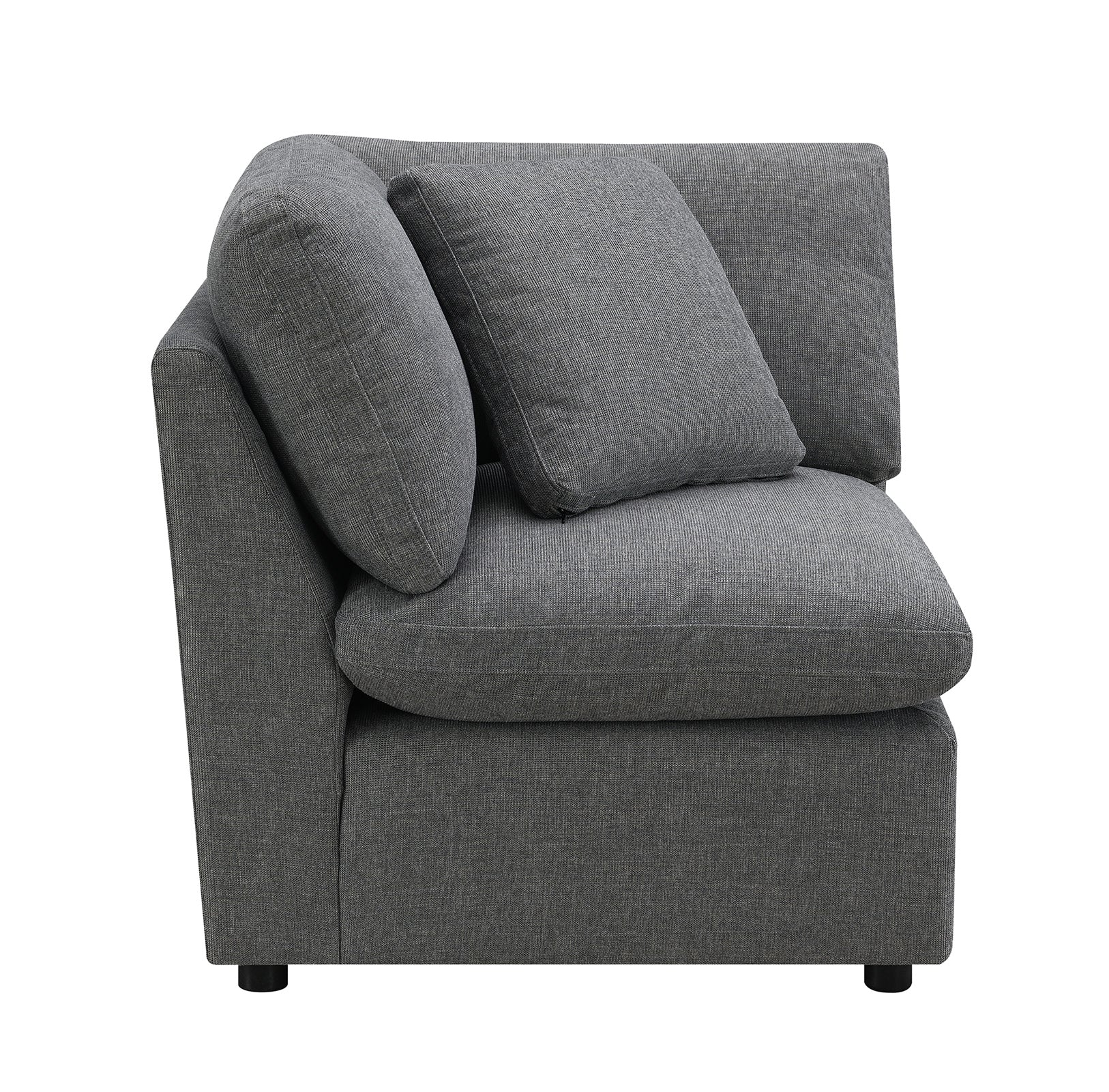 Pippa 6pc Modular Sectional with Wireless Charging