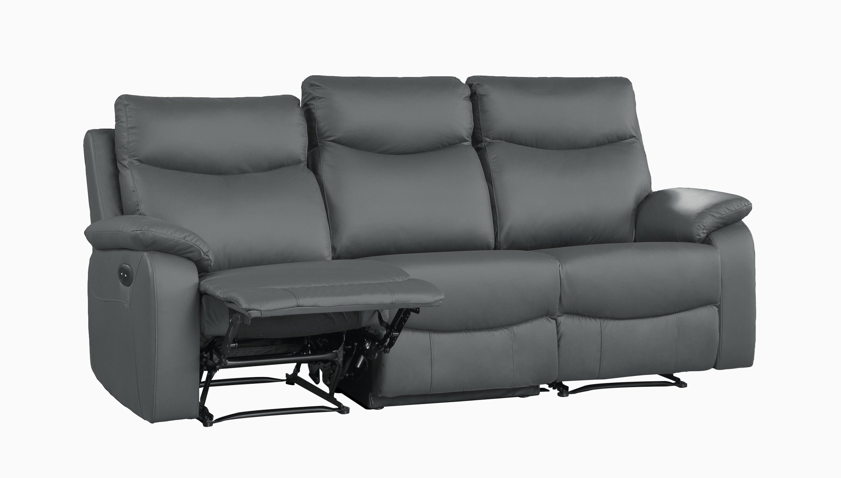 Wembley Genuine Leather Power Recliner Set