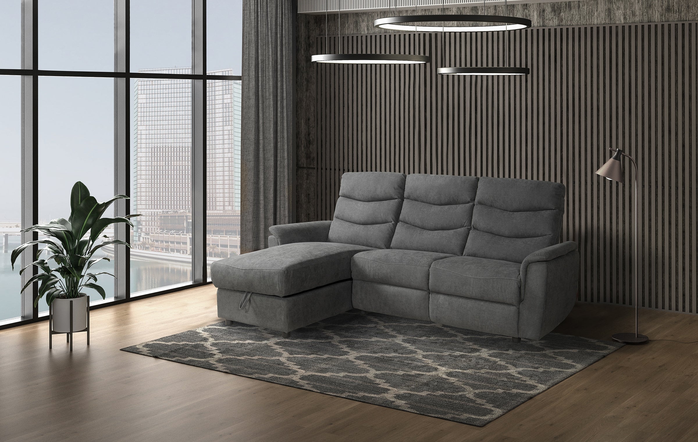 Franklin LHF Storage Sectional