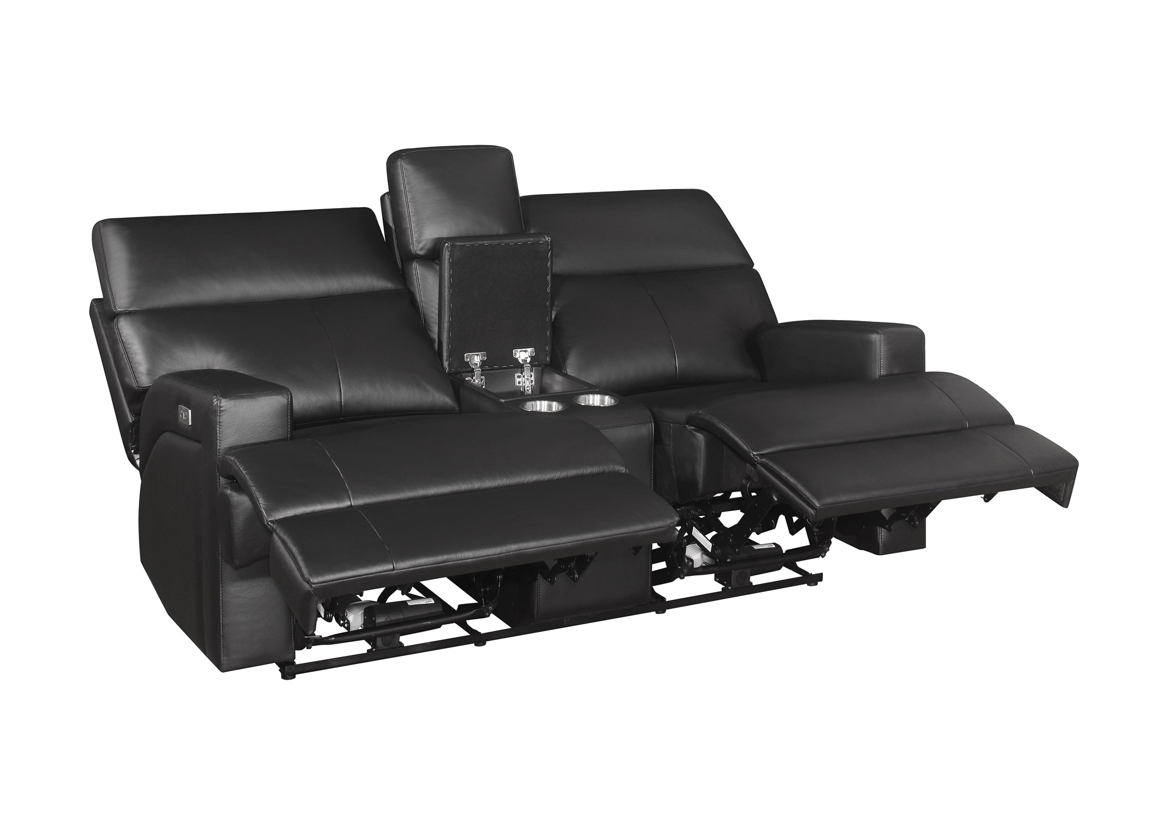 Sethos Power Reclining Sofa & Loveseat Set
