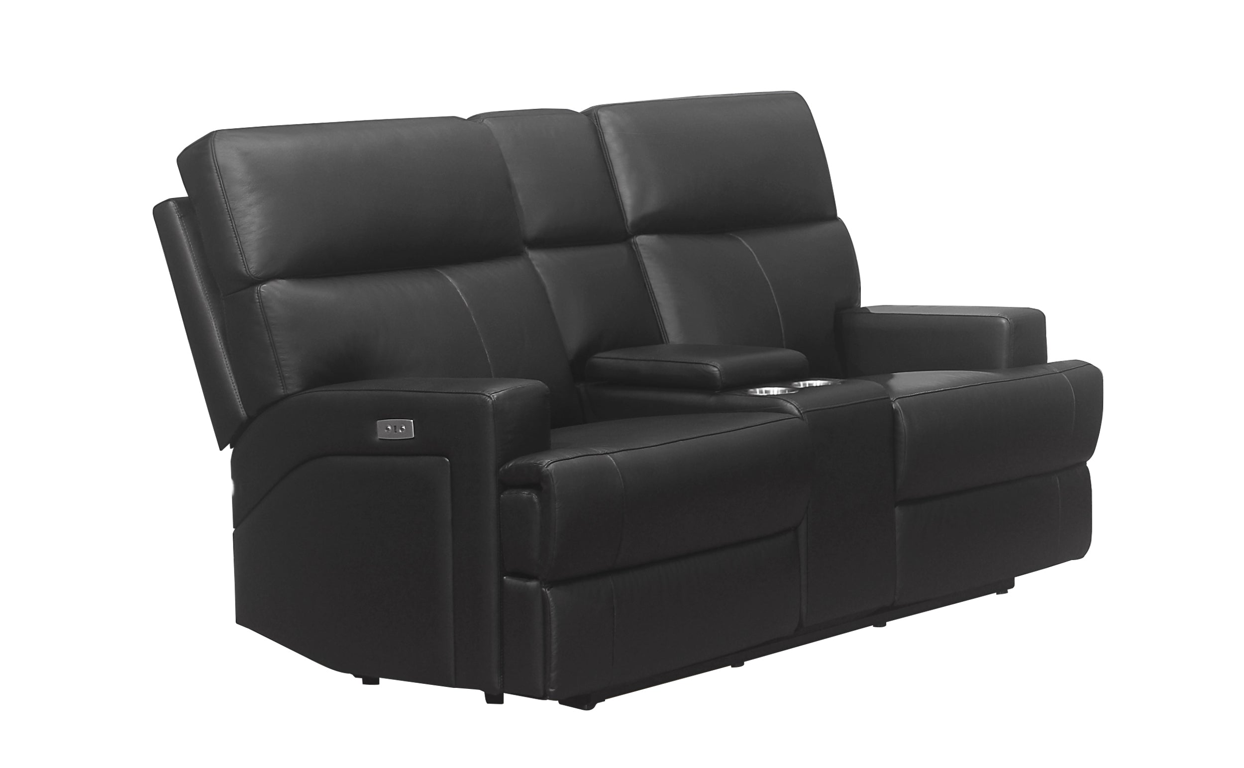 Sethos Power Reclining Sofa & Loveseat Set
