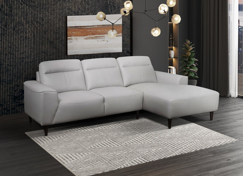 Trevelyn Genuine Leather Sectional