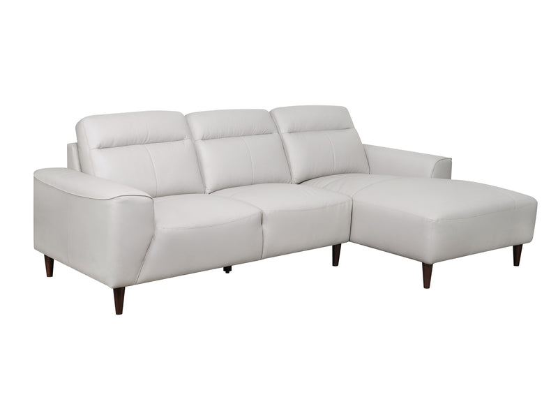 Trevelyn Genuine Leather Sectional