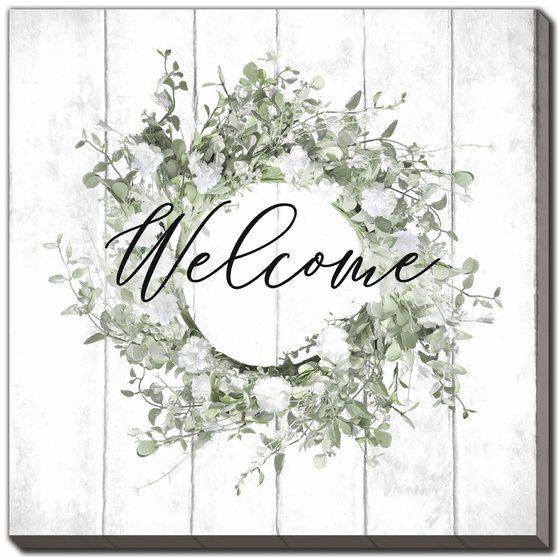 Gather & Welcome Wreath - 18" x 18"