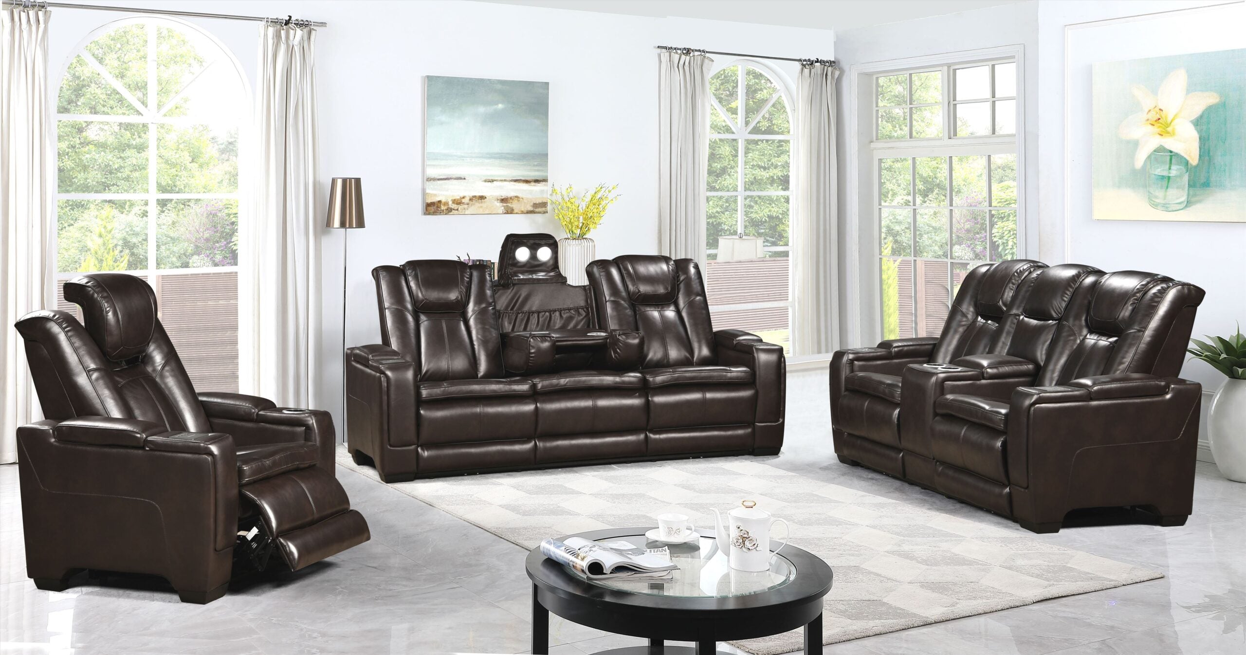 Logan 3pc Power Recliner Set