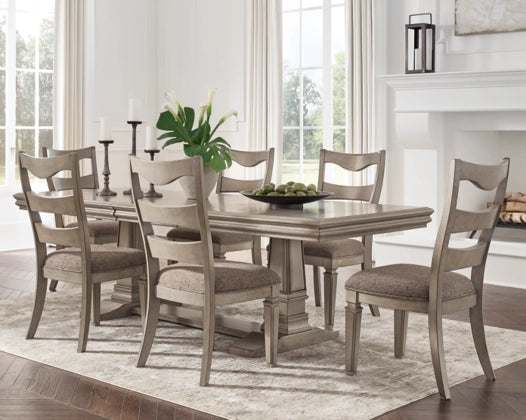 Lexorne Dining Table and 6 or 8 Chairs