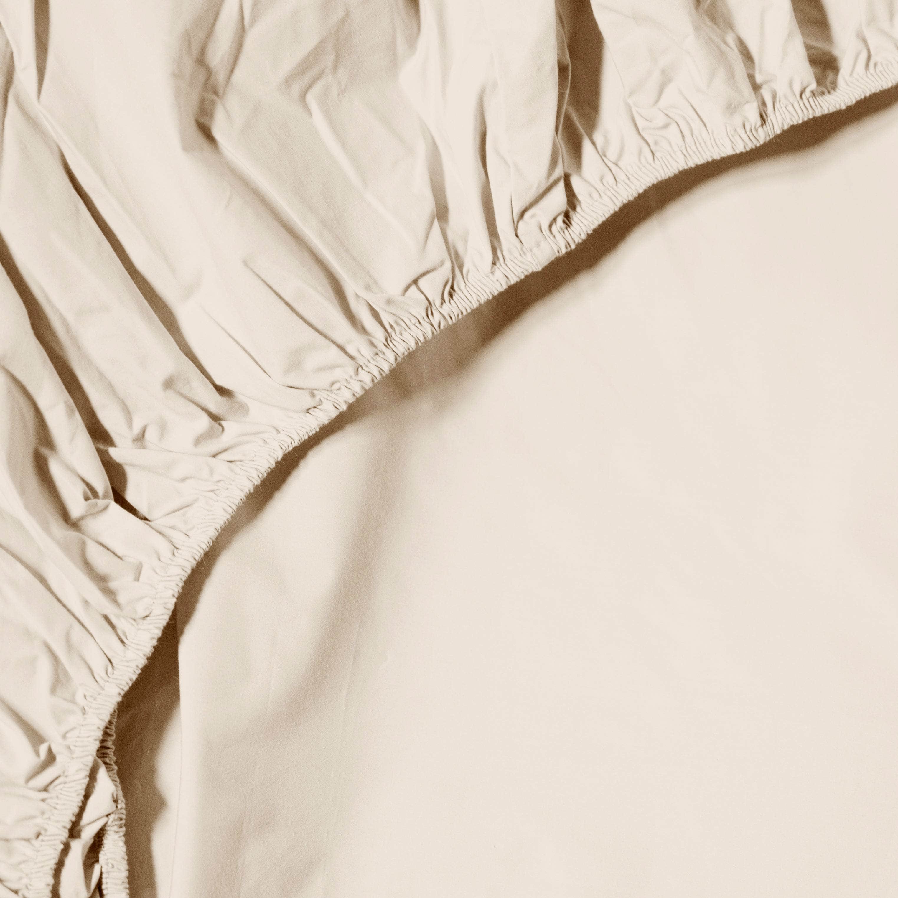 Essential Organic Percale Collection Fitted Sheet